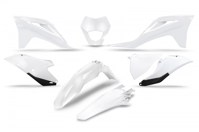 Kit Plastique UFO Blanc pour Moto Gas-Gas EC250 (21-22)