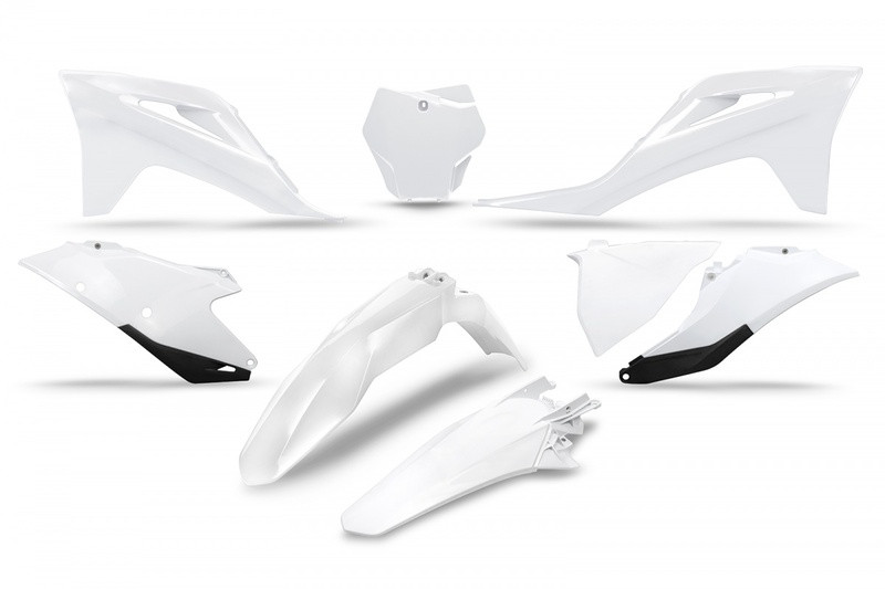 Kit Plastique UFO Blanc pour Moto Gas-Gas EX300 (21-22)