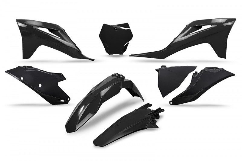Kit Plastique UFO Noir pour Moto Gas-Gas MC-F350 (2022)