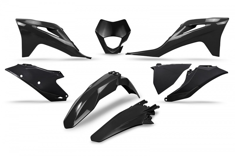 Kit Plastique UFO Noir pour Moto Gas-Gas EC-F350 (21-22)