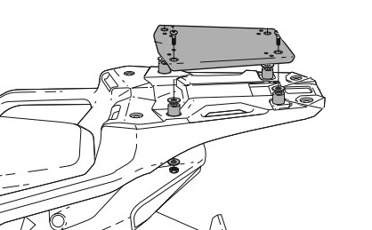 Support Top Case Shad pour Honda NT 1100 (2022)