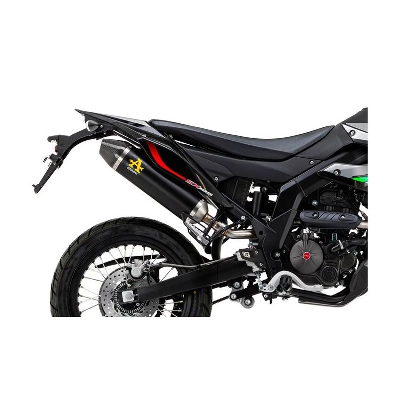 Silencieux ARROW Thunder Embout Carbone pour Aprilia RX 125 (21-24) Silencieux ARROW Thunder Embout Carbone pour Aprilia RX 125 (21-24)