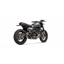Silencieux Akrapovic Titane Non Homologué pour Ducati Scrambler 800 (21-22) S-D8SO6-ISSSBL