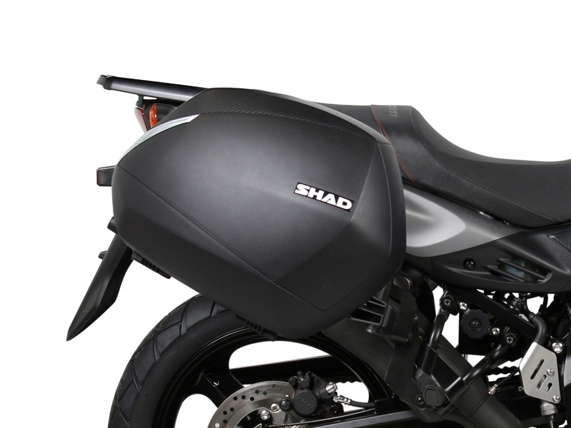 Pack Valises Latérales Shad + Support 3P pour Suzuki V-Strom 650 (12-16)