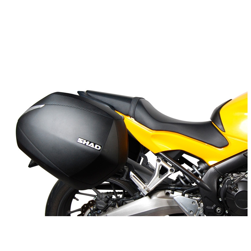 Pack Valises Latérales Shad + Support 3P pour Honda CB 650 F (14-18)
