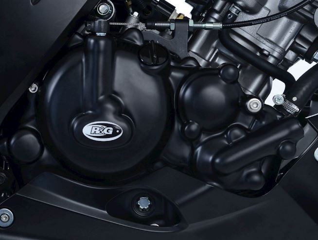 Couvre Carter Embrayage R&G pour Suzuki GSX-S 125 (17-24) - ECC0250BK