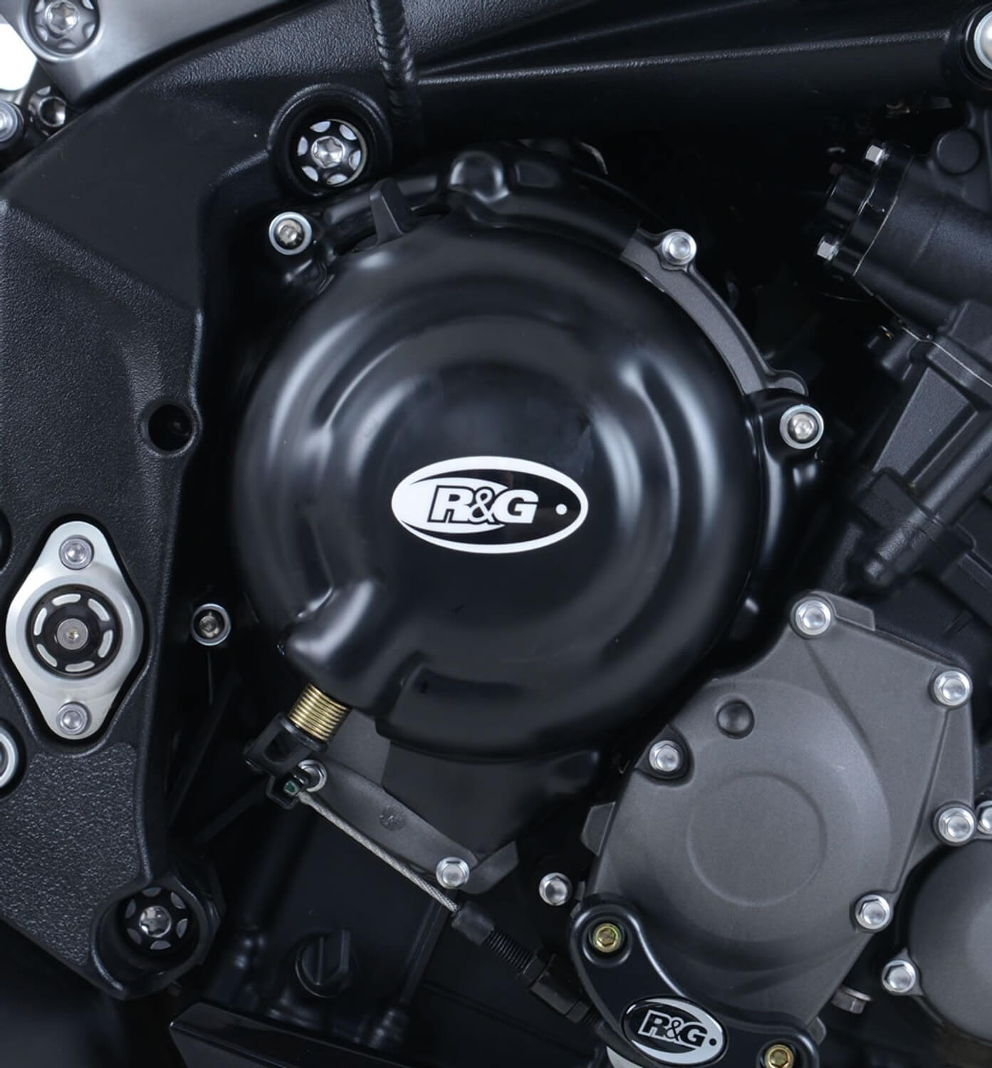 Couvre Carter Embrayage R&G pour Triumph Street Triple 765 S et R (17-18) RS (17-22) - ECC0120BK