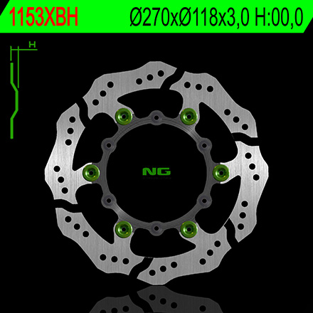 Disque de Frein Flottant Avant Wave NG Brake pour YZ 125 (98-24) YZ 250 (99-24)