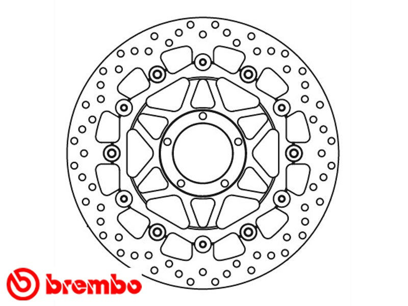 Disque de frein avant Brembo pour Ducati 1199 Panigale (12-15)