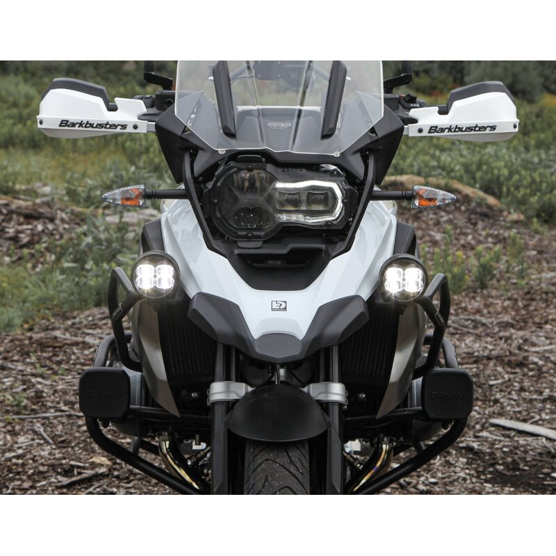 Support éclairage additionnel DENALI pour garde boue moto kit feux  antibrouillard moto DENALI