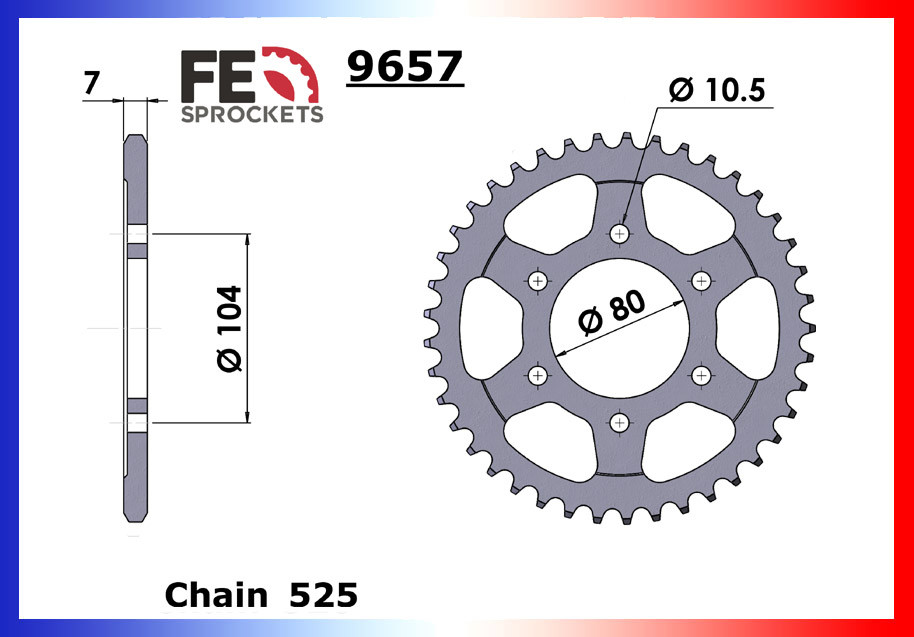 Kit Chaîne Moto FE pour Kawasaki Z1000 (14-20)