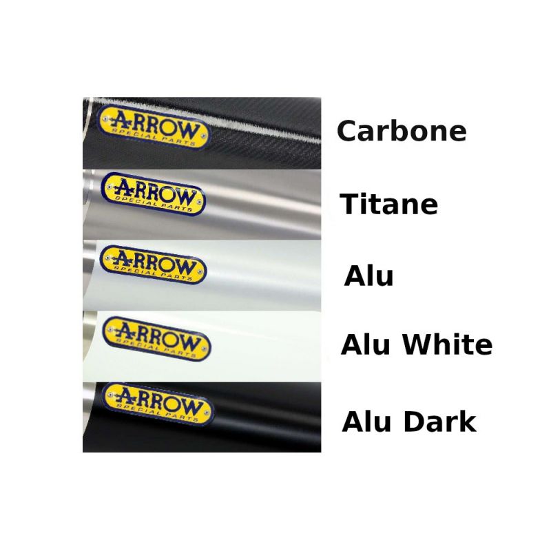 Silencieux ARROW Thunder Embout Carbone pour Aprilia RX 125 (21-22)