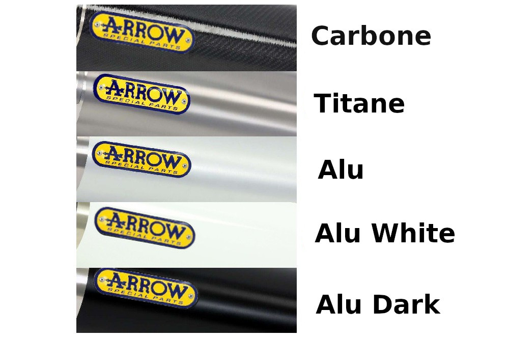 Silencieux ARROW Thunder Embout Carbone pour Aprilia RX 125 (21-22)