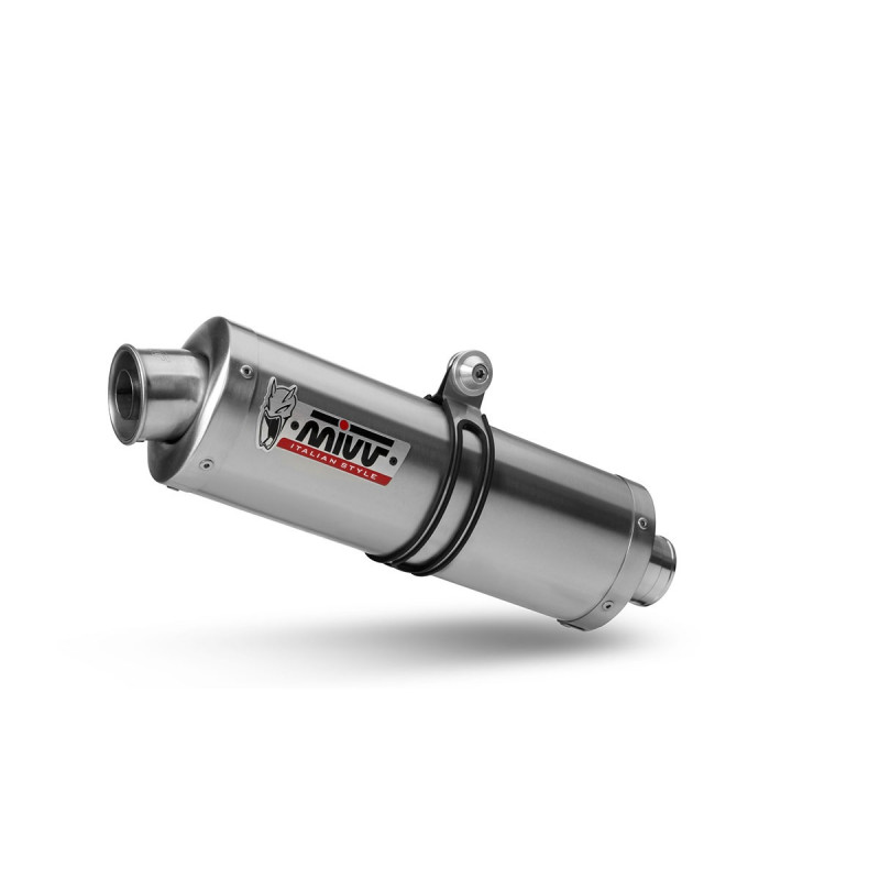 Silencieux MIVV Oval pour Kawasaki ER-5 (97-06) - 00.73.K.004.LX1 Silencieux MIVV Oval pour Kawasaki ER-5 (97-06) - 00.73.K.004.LX1