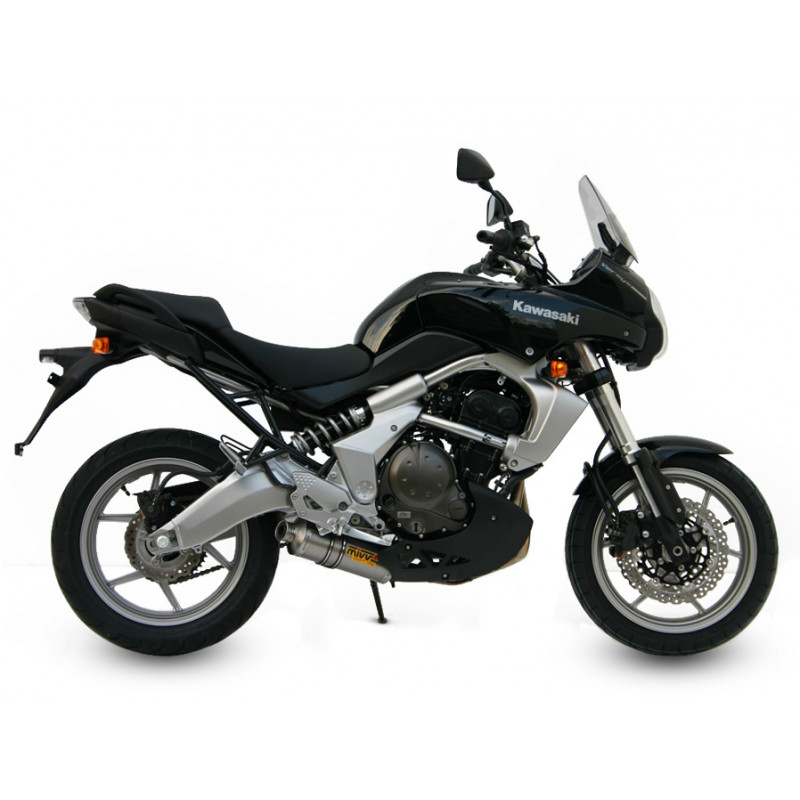 Silencieux MIVV Oval pour Kawasaki Versys 650 (06-14) - K.015.LE Silencieux MIVV Oval pour Kawasaki Versys 650 (06-14) - K.015.LE