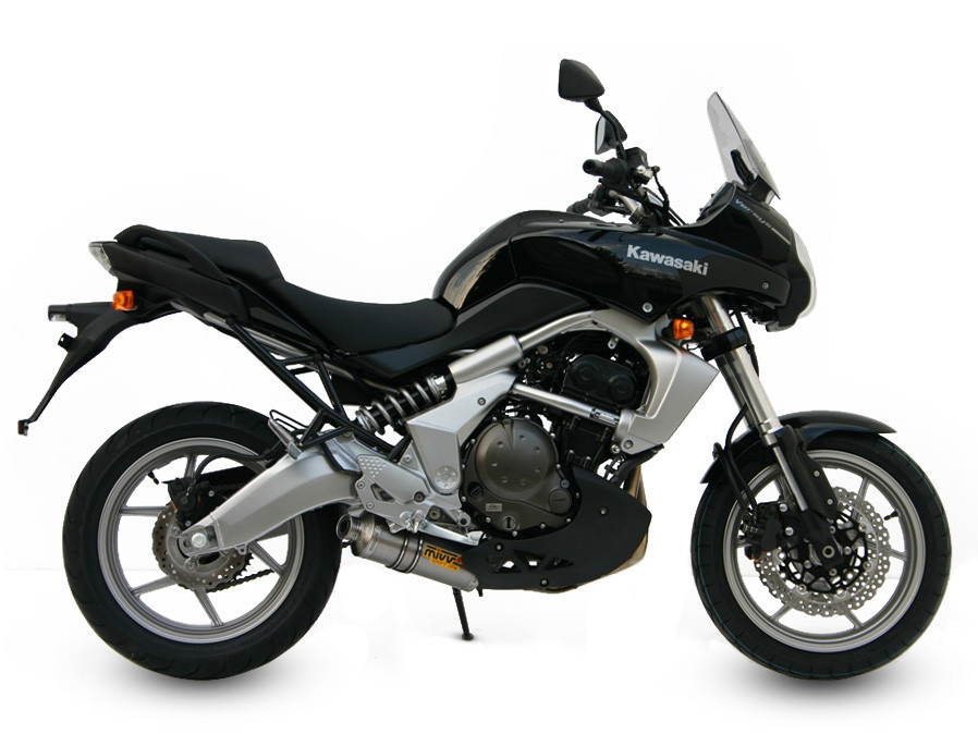 Silencieux MIVV Oval pour Kawasaki Versys 650 (06-14) - K.015.LE
