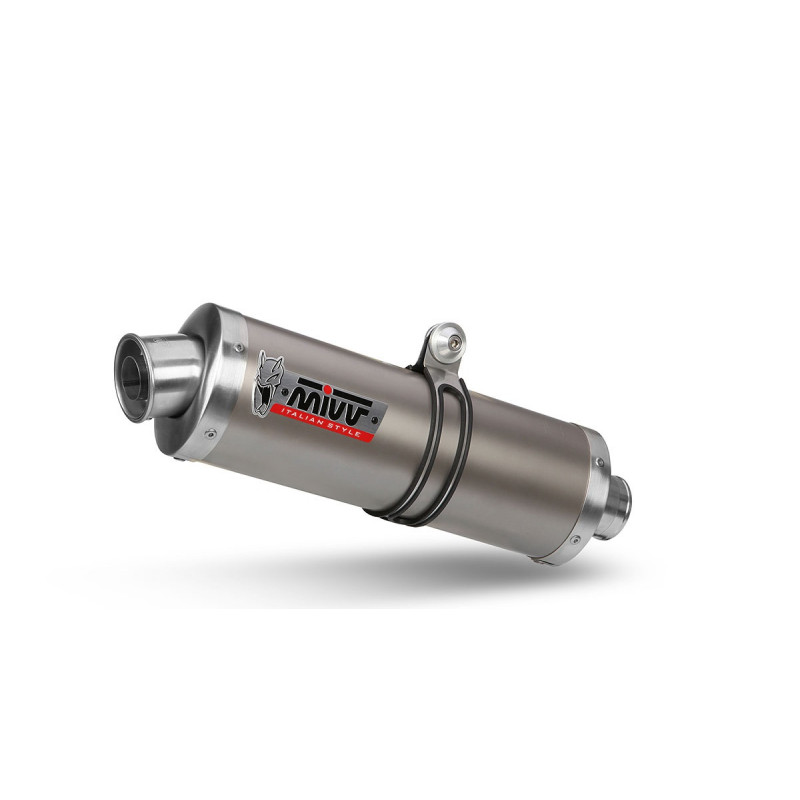 Silencieux MIVV Oval pour Kawasaki Versys 650 (06-14) - K.015.LE Silencieux MIVV Oval pour Kawasaki Versys 650 (06-14) - K.015.LE