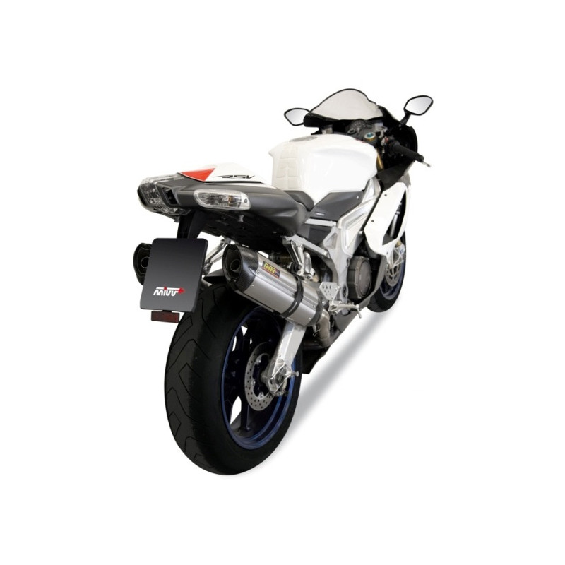 Double Silencieux MIVV Suono pour RSV 1000 (04-08) - 00.73.A.004.L7 Double Silencieux MIVV Suono pour RSV 1000 (04-08) - 00.73.A.004.L7