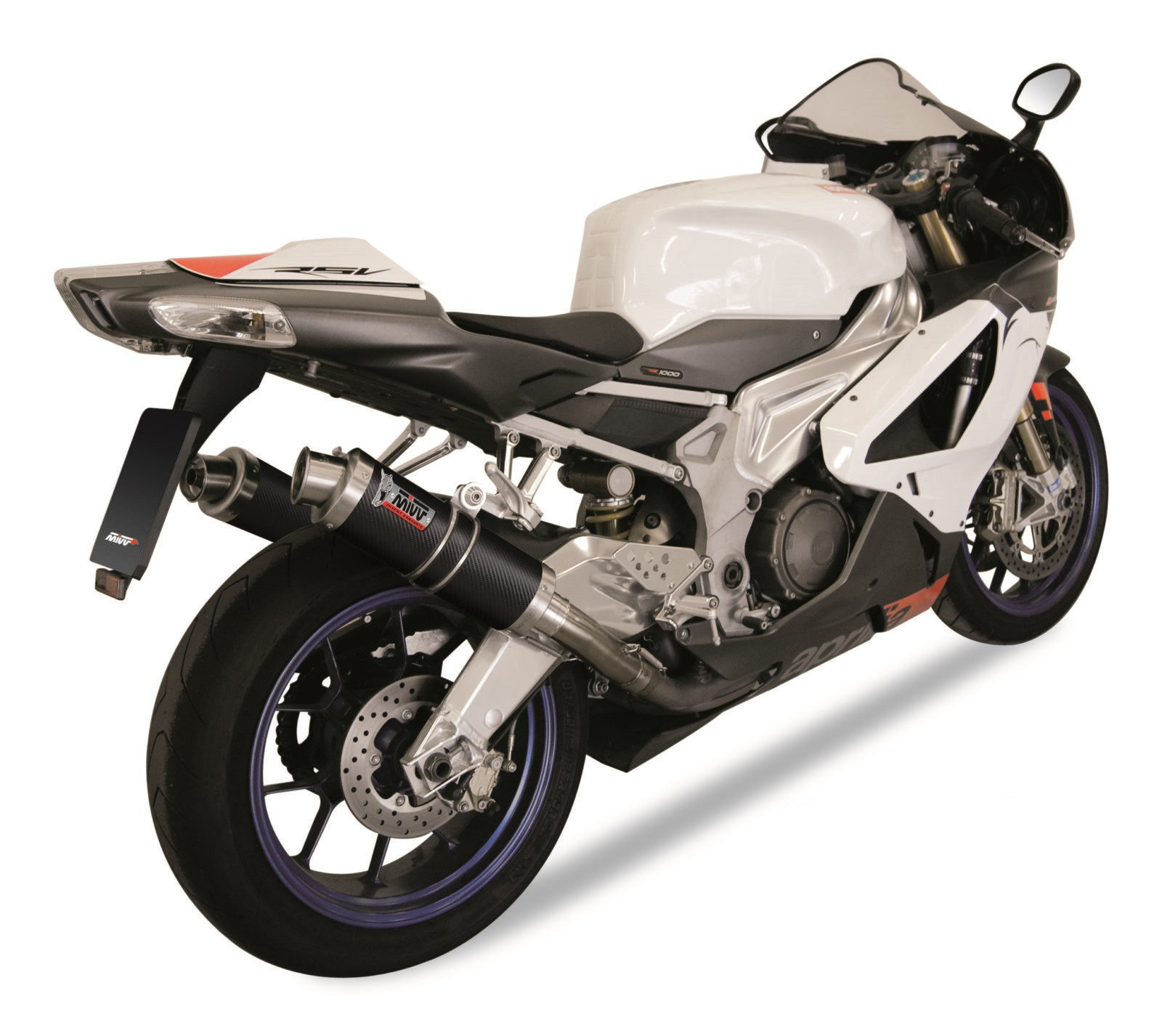 Double Silencieux MIVV GP pour RSV 1000 (04-08) - 00.73.A.004.LXB