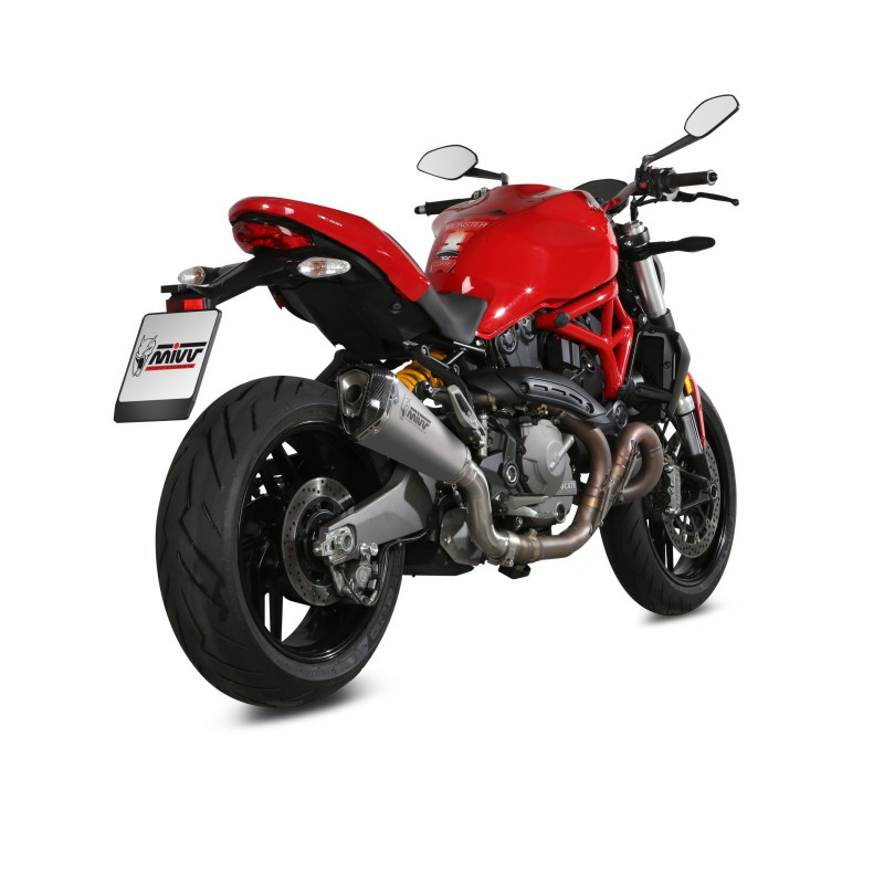 Silencieux MIVV Delta Race Noir pour Ducati Monster 821 (18-20) - 00.73.D.041.LDRB