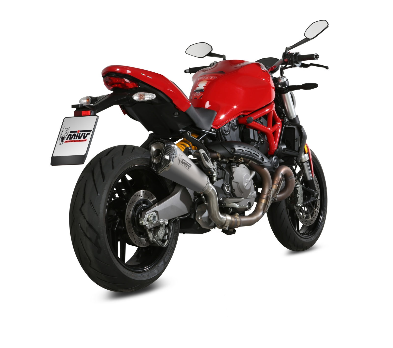 Silencieux MIVV Delta Race Noir pour Ducati Monster 821 (18-20) - 00.73.D.041.LDRB