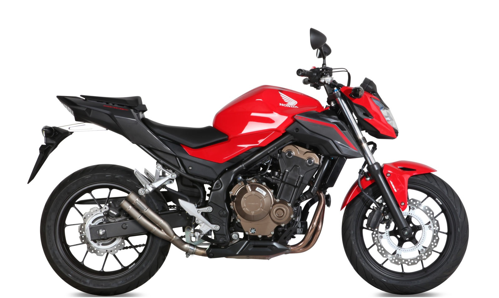 Silencieux MIVV Double Gun Non Homologué pour CB 500 F (16-18) - 00.73.H.062.SDG