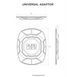 Adaptateur universel Quad Lock