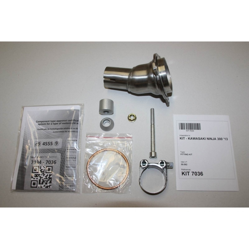 Silencieux Ixil SOVE pour Kawasaki Z 300 (15-18)
