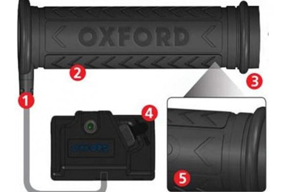 Poignées Chauffantes Quad Oxford HOT GRIP ATV ESSENTIAL