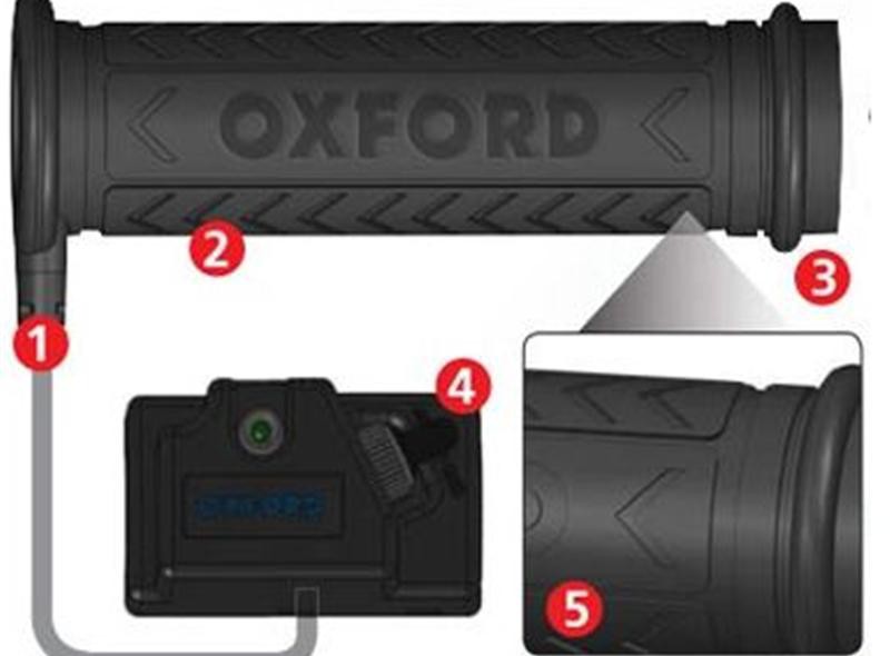 Poignées Chauffantes Quad Oxford HOT GRIP ATV ESSENTIAL