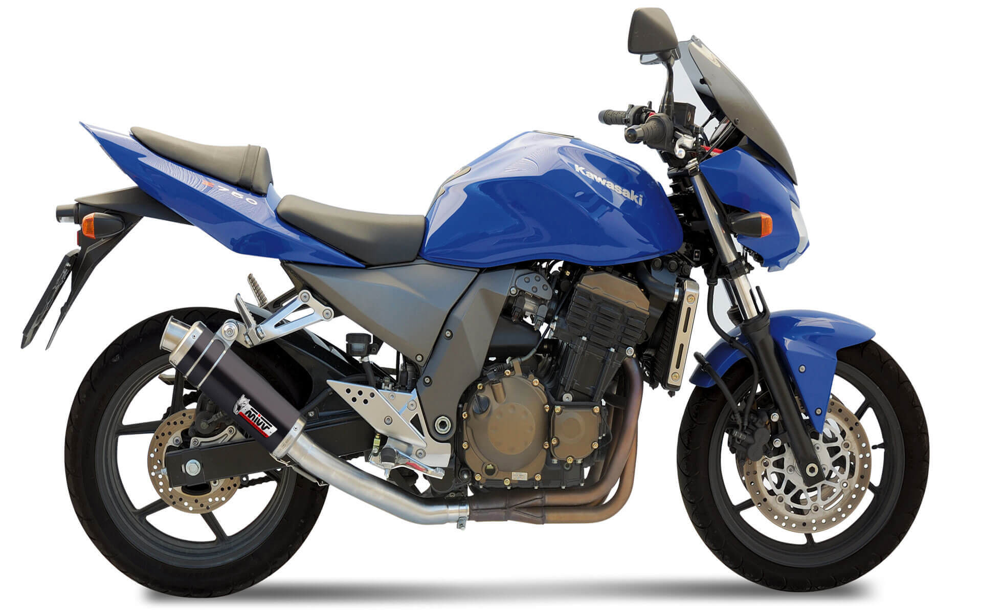Silencieux MIVV GP pour Kawasaki Z 750 (04-06) - 00.73.K.011.LXB