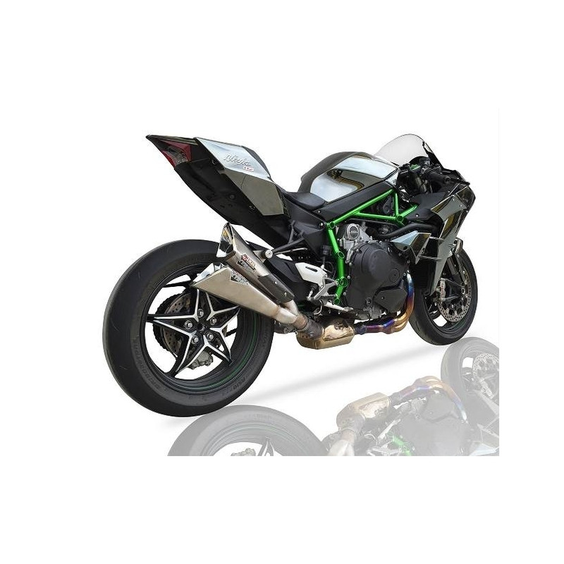 Silencieux Ixil DSCX X55 pour Kawasaki Ninja H2 R (15-22)