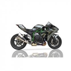 Silencieux Ixil DSCX X55 pour Kawasaki Ninja H2 R (15-22)
