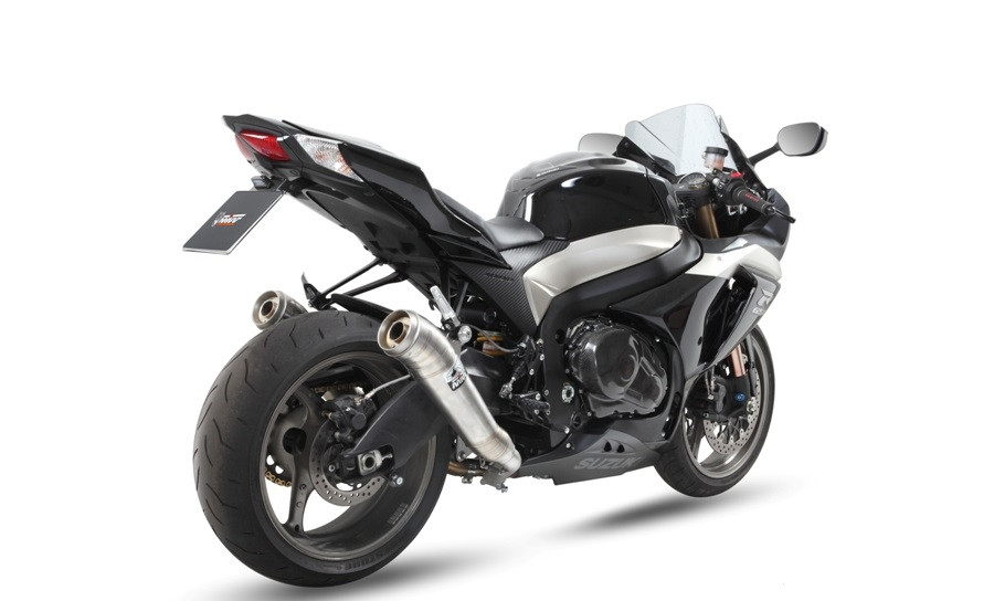 Double Silencieux MIVV Ghibli pour Suzuki GSX-R 1000 (09-11) - S.034.LGX