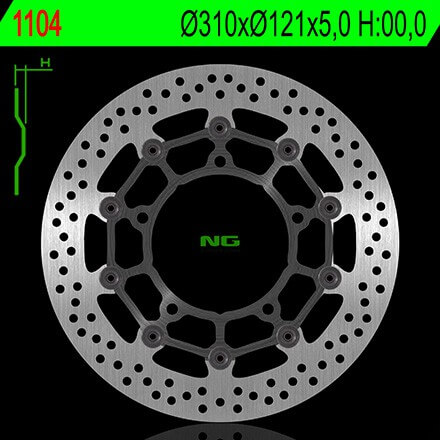Disque de Frein Avant NG Brake pour V-Strom 1050 (20-22) 1104