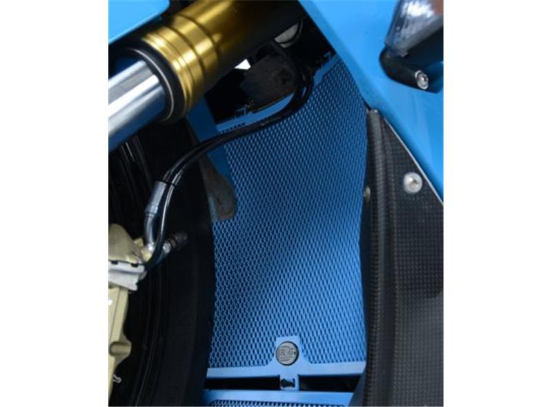 Protection de Radiateur Alu Bleu R&G pour BMW S 1000 RR / HP4 (09-14) - RAD0087BLUE
