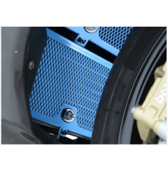 Protection de Radiateur d'Huile Alu Bleu R&G pour BMW S 1000 RR (10-18)