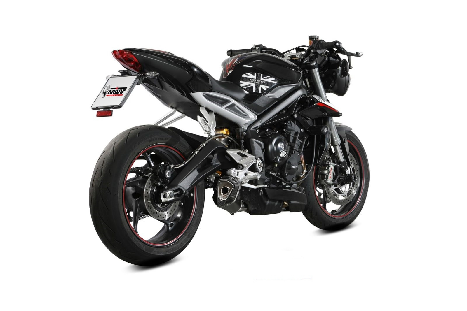 Silencieux MIVV Delta Race pour Triumph Street Triple 765 (17-22)