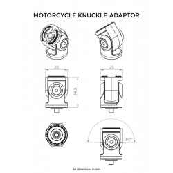 Adaptateur d'articulation Quad Lock