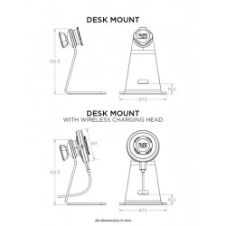 Support de smartphone bureau Quad Lock