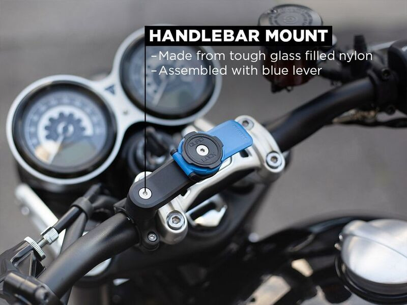 Support de smartphone moto Quad Lock - fixation guidon
