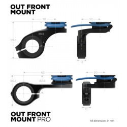 Support Vélo Frontal Quad Lock PRO