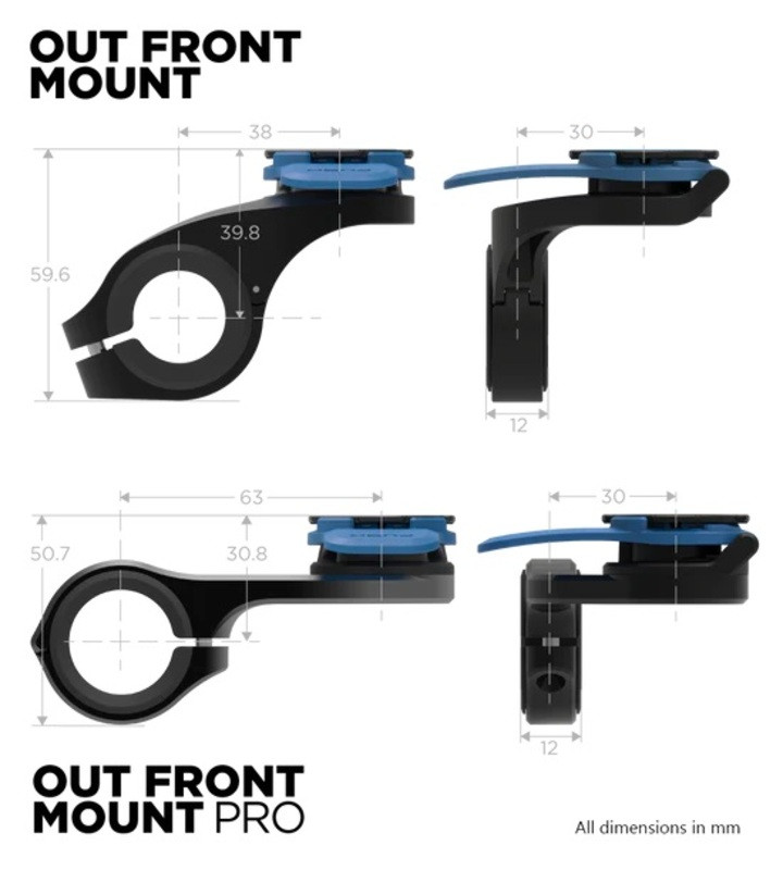 Support Vélo Frontal Quad Lock PRO