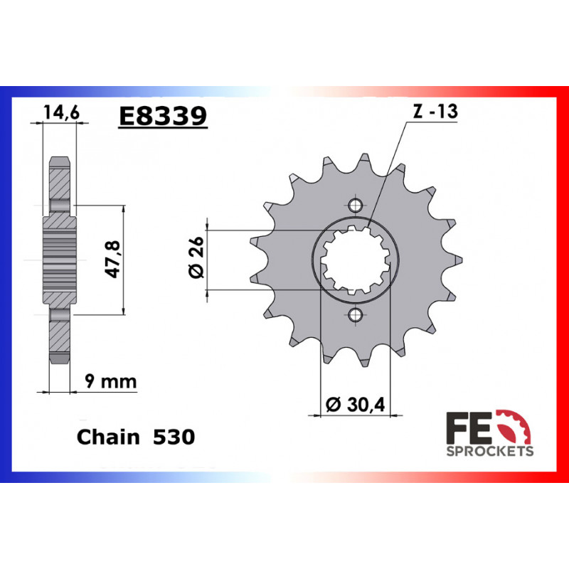 Kit Chaîne FE pour Honda CB1100 (13-21) convient pour les EX et RS Kit Chaîne FE pour Honda CB1100 (13-21) convient pour les EX et RS