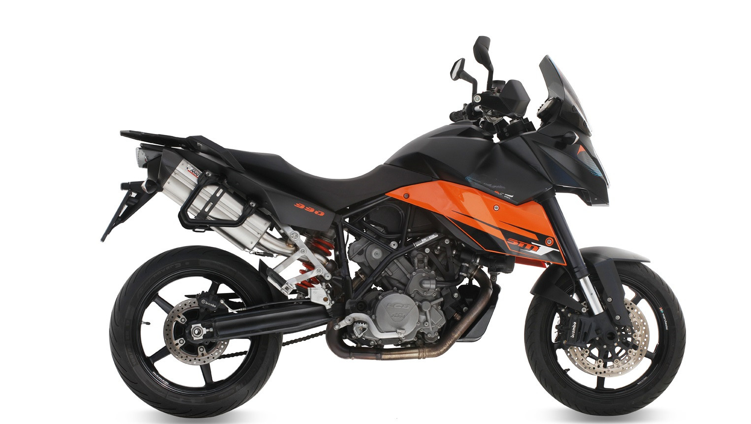 Double Silencieux MIVV Suono pour KTM 990 SMT (09-13) - 00.73.KT.013.L7