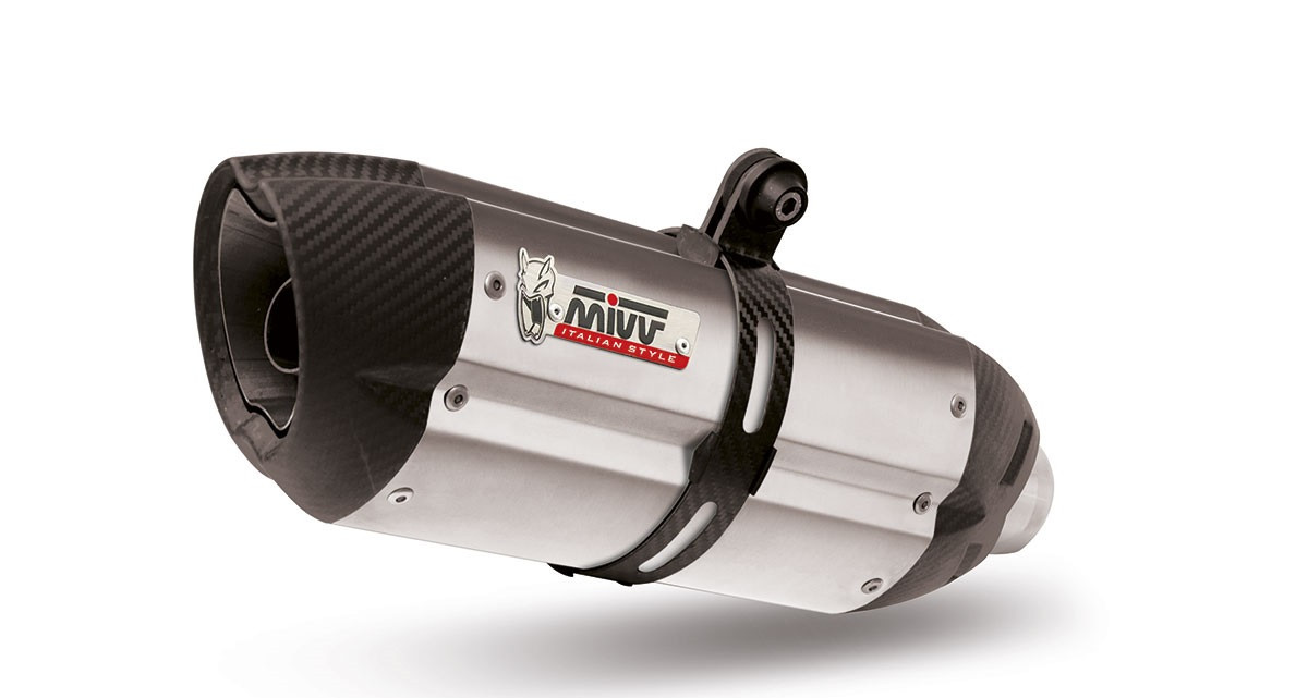 Double Silencieux MIVV Suono pour KTM 990 SMT (09-13) - 00.73.KT.013.L7