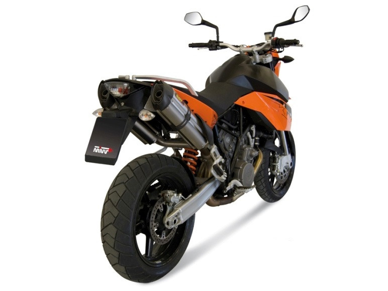 Double Silencieux MIVV Suono pour KTM LC8 950 SMR (05-06) - 00.73.KT.005.L7