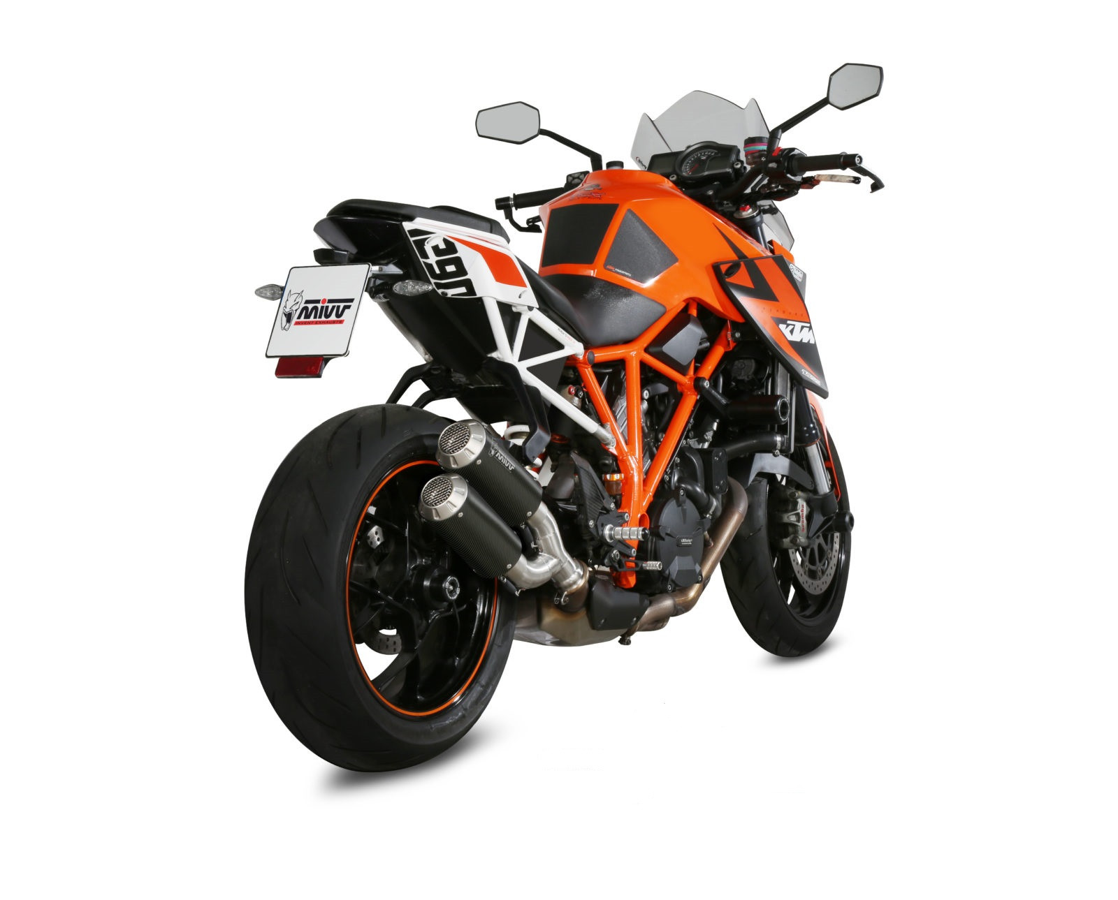 Double Silencieux MIVV MK3 pour KTM 1290 SuperDuke (14-19) - 00.73.KT.022.LM3C