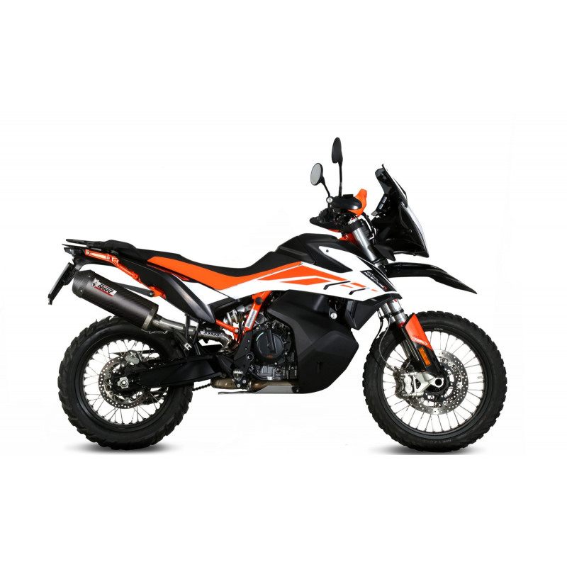 Silencieux MIVV Oval pour KTM 790 Adventure et R (19-24) - KT.021.LEC Silencieux MIVV Oval pour KTM 790 Adventure et R (19-24) - KT.021.LEC