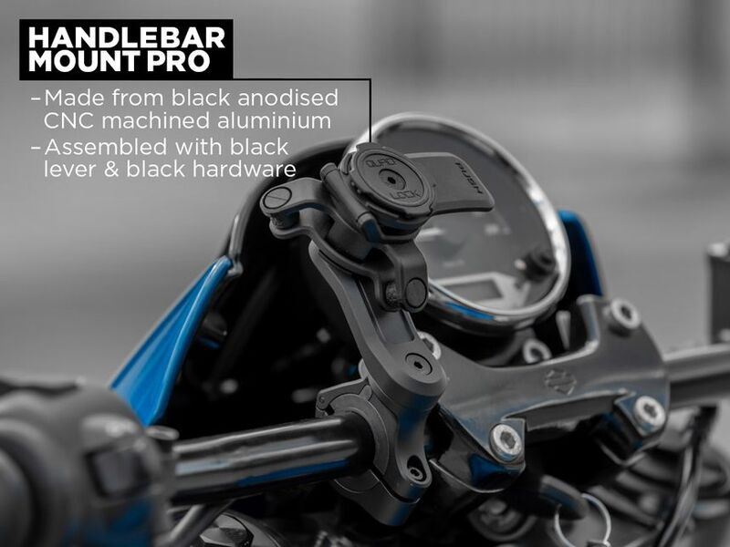 Support de Smartphone Moto Quad Lock Pro - Fixation Guidon - QLM-HBR-PRO